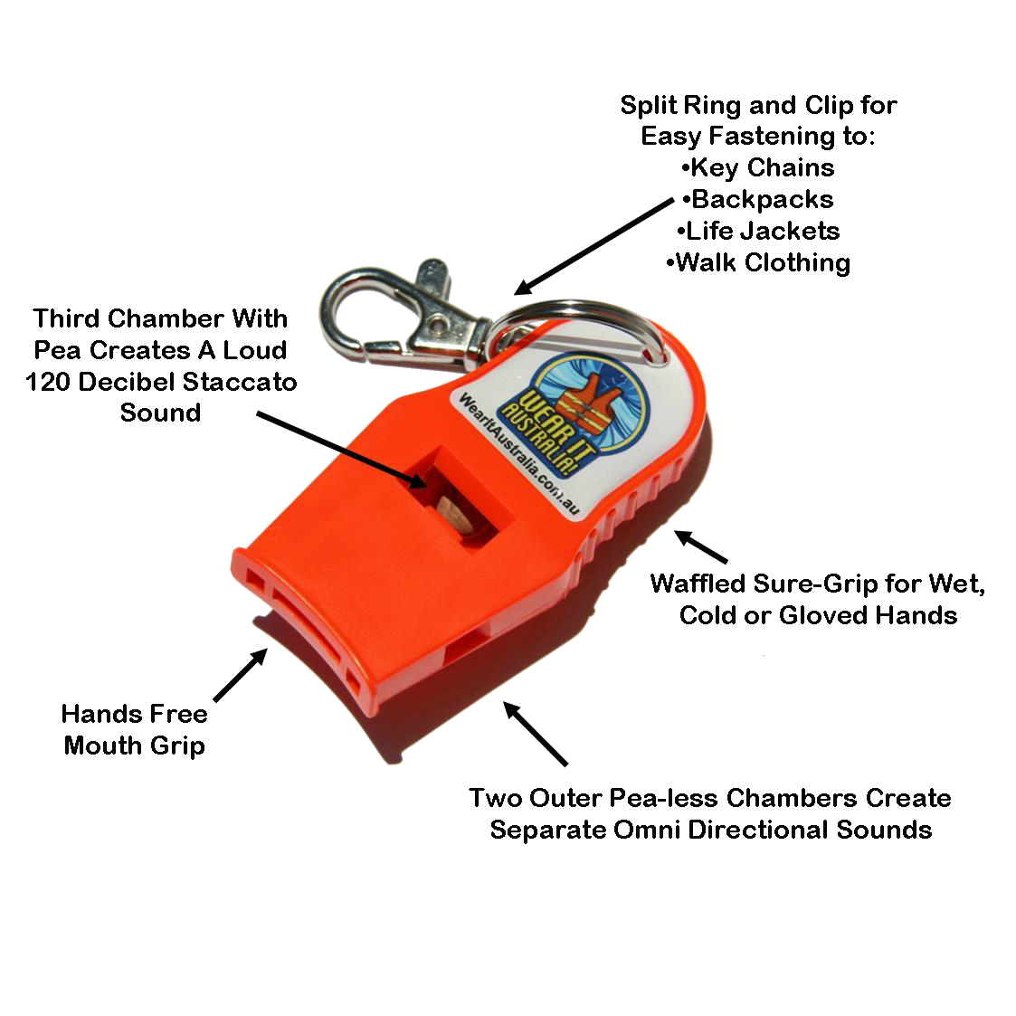 Whistles Emergency Loud Signal Distress Whistle Survival Plastic F4A6 